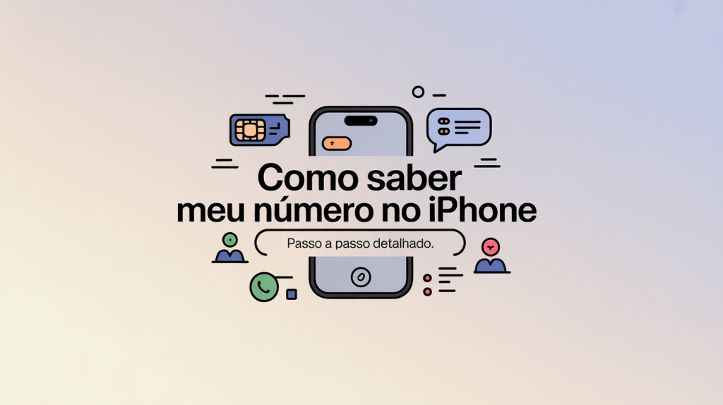 como saber meu numero no iphone